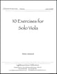 10 Exercises for Solo Viola cover